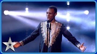 Innocent Masuku sings STUNNING rendition of Hans Zimmers Now We Are Free  Semi-Finals  BGT 2024