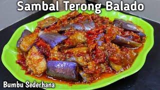 Sambal terong balado  resep sambal terong  terong ungu