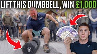 Lift this dumbbell WIN £1000