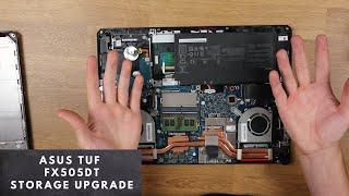 Upgrading your ASUS FX505Dt Gaming Laptop with an SSD - A quick and easy guide