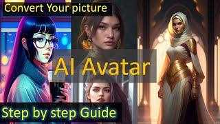 Convert your picture into Ai avatar Using discord and midjourney Platform