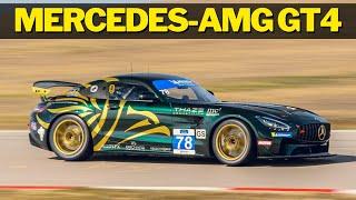 Living the Dream Driving a Brand New Mercedes-AMG GT4 Race Car