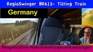 RegioSwinger  BR612 in Aktion - Tilting Train - TimeLapse - Nürnberg-Cheb