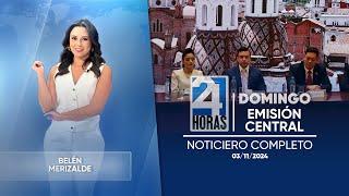 Noticiero de Ecuador Emisión Central 03112024