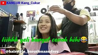 PRANK  CEWE DI SALON PAKE ALAT PART 1 BOKOMA  GIMANA EXPRESI NYA?. #prank #reflexsi #Kancur #bokoma