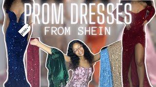 PROM DRESSES HAUL FROM SHEIN all under $50#sheinhaul2023 #tryonhaulshein  #shein #promdress #viral