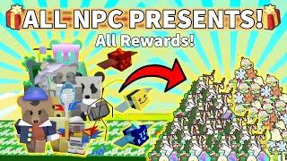  Every NPC Present Rewards in Bee Swarm Simulator Beesmas 2024