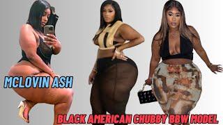Mclovin Ash American Bbw Instagram Star Chubby Black WomenPlussize Fashion Models Biography Wiki