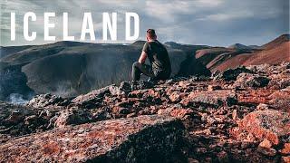 HIKING TO AN ACTIVE VOLCANO  Iceland