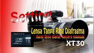 Pengaturan Tombol Diafragma Lensa XC Fujifilm