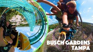 Busch Gardens Tampa - Het achtbanen pretpark van Florida - Eerste reactie Iron Gwazi - Orlando