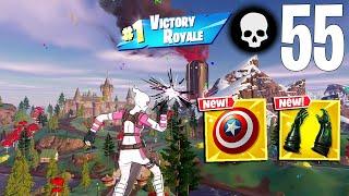 55 Elimination Solo Vs Squads Gameplay Wins New Fortnite Chapter 5 Season 4 PS4 Controller