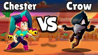 chester VS crow  20 Test   Battle Of Legendary  Brawl Stars