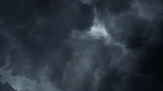 Dark Clouds Thunderstorms Sky Background  Premium Video Footage  4K