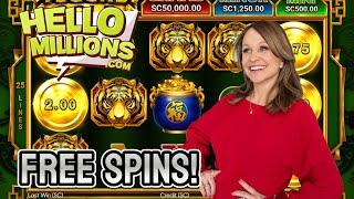 10000 Live Stream on Hello Millions Big Spins & Giveaway