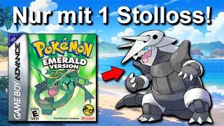 Kann man Pokemon Smaragd mit NUR einem STOLLOSS durchspielen? + So wenig Kämpfe wie möglich