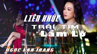 LK Disco Hải Ngoại Mới Nhất 2023 - LK Trái Tim Lầm Lỡ - Ngọc Lan Trang  MV Sân Khấu 4K