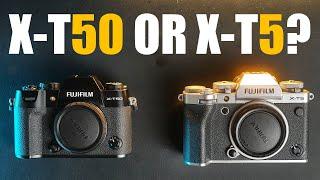 FUJIFILM X-T5 vs X-T50 - Which one SHOULD YOU BUY? #fujifilm #fujixt50 #fujixt5