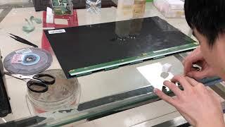 LCD screen repairvertical band repairCof bonding processPanel repairingSamsung Led tv COF repair