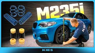 How to LOWER your M235i BMW the CHEAP & EASY WAY  F22