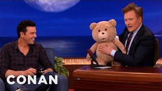 Seth MacFarlanes Ted R-Rated Teddy Bear Malfunctions  CONAN on TBS