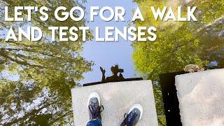 lets go for a walk and test lenses