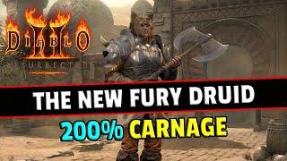 IT CHANGES EVERYTHING  The New FURY Druid build - Diablo 2 resurrected