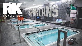 Inside the MICHIGAN STATE SPARTANS 50000 Sq-ft FOOTBALL Facility  Royal Key