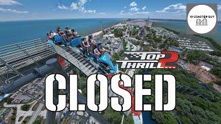 Top Thrill 2 is CLOSED for now