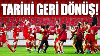 MİLLİLERDEN TARİHİ GERİ DÖNÜŞ  TÜRKİYE 3-2 İSRAİL