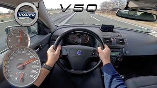 2004 Volvo V50 136Hp POV Test Drive on the Autobahn NO SPEED LIMIT