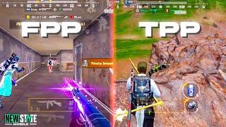 NEW STATE MOBILE FPP & TPP SCRIMS GAMEPLAY