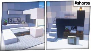 2 Moderne Betten in Minecraft  #shorts