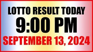 Lotto Result Today 9pm Draw September 13 2024 Swertres Ez2 Pcso