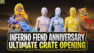 Luckiest Anniversary Crate Opening  New Inferno Fiend Ultimate Mummy Set New Sealed Nether M416