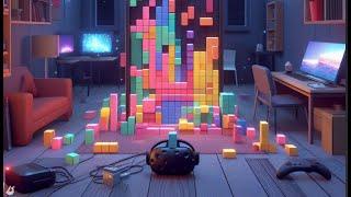 обзор tetris effect VR в Quest 3 и обучение