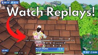 How To Watch Replays in Fortnite 2024