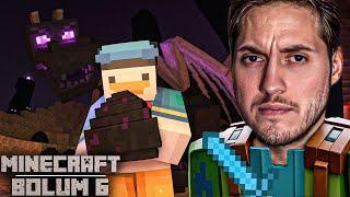 ÖNCE NETHERİT SONRA EJDERHA AVINA ÇIKIYORUZ  EKİPLE MINECRAFT SURVIVAL  BÖLÜM 6 