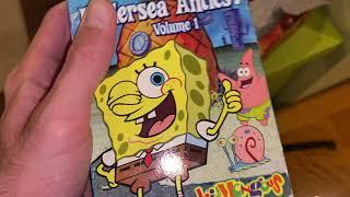 Damage VHS of SpongeBob SquarePants Undersea Antics 2002 VHSAlready Spliced And Fixed