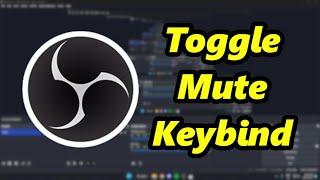 How To Setup Toggle Mute Mic Keybind In OBS