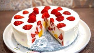 Летний торт -потрясающий вкус простой рецепт  Лятна торта без печене A ligh cake without baking