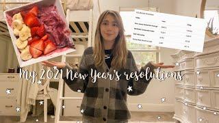 My 2021 new years resolutions