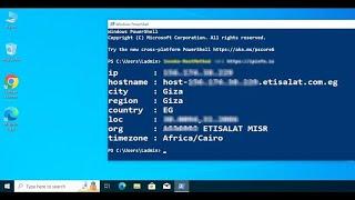 How To Discover Public or Real IP Address Using PowerShell On Windows 10