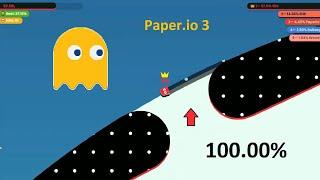 Paper.io 3 Map Control 100.00%