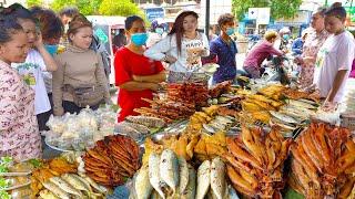 Cambodian Best Street Food For Lunchtime - Soups Gilled Meat Gilled Fish PicklesFried Food&More