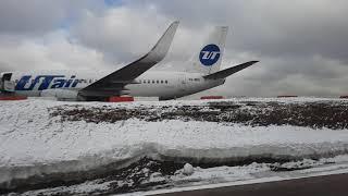 Landing in MoscowRussia Vnukovo Airport