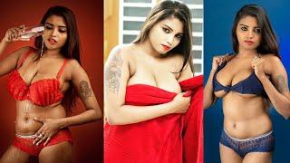TikTok Glamour Queen Ilakkiya Hot & Sexy bikini Photoshoot video#
