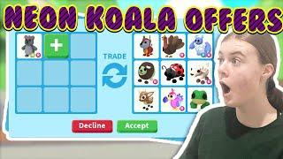 What Is A Neon Ride Koala Worth In Roblox Adopt Me 2 Years Later?  Aussie Egg Pet Trading 2022