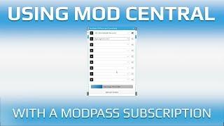 Using Mod Central with Mod Pass