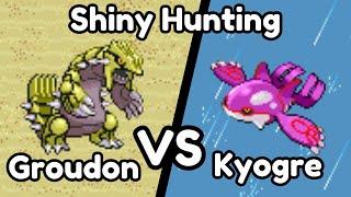 Shiny Hunting Kyogre and Groudon in Pokemon Ruby and Sapphire